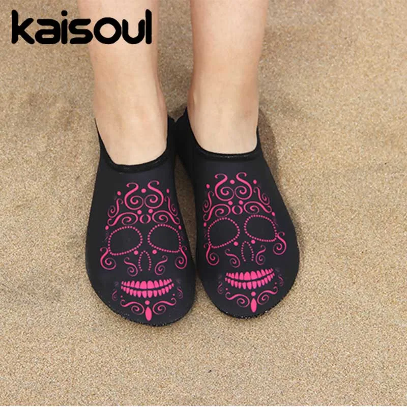 

Unisex Sport Men Woman Beach Summer Outdoor Wading Swimming Slipper On Surf Quick-Drying Aqua Shoes Skin Sock Striped Water