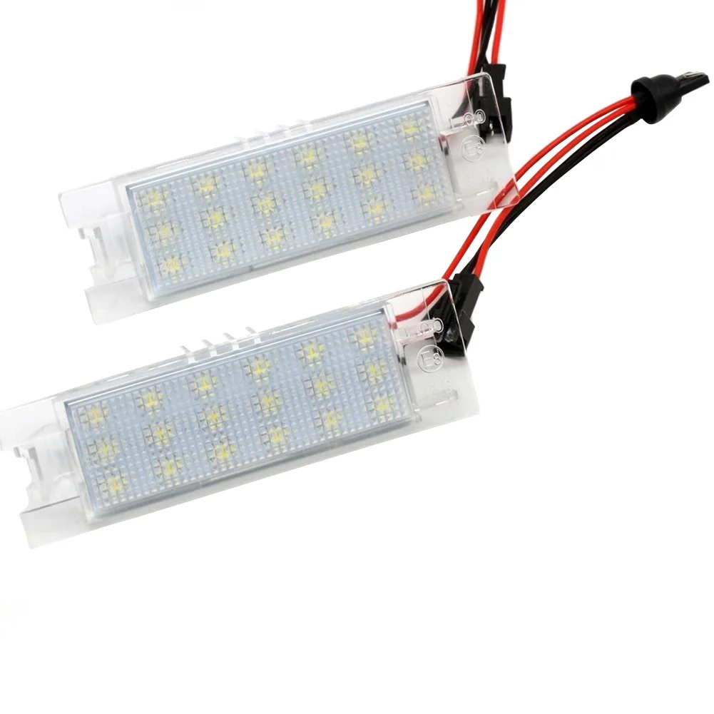 

2 Pcs/Set LED Car Number License Plate Lights Lamp Bulb for Vauxhall Opel Corsa C D Astra H J Vectra TD326
