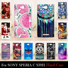 For SONY Ericsson xperia c s39h s2305 Case Hard Plastic 5 0 inch Cellphone Mask Case