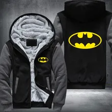 Супермен толстовки теплый лайнер флэш Мужское пальто куртка Бэтмен толстовки Зимний, мужской, плотный толстовки с суперменом Hoodes США размер