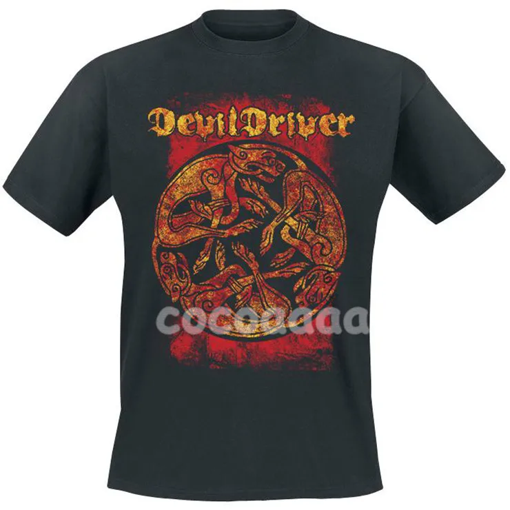 9 видов конструкций DevilDriver Science фантастика рок череп кости Рубашка mma Camiseta Ropa фитнес тяжелый рок хэви-метал, Панк хлопок - Цвет: 2