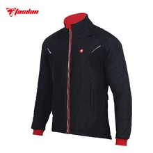 Tasdan Cycling Clothes Cycling Wear Men's Cycling Thermal Jacket Outdoor Jacket Three Layer Fabric Running Jacket Outdoor Wear spexcel 2018 lightweight cycling rain jacket waterproof technology 3 layer composite fabric commuting cycling jacket urban ride