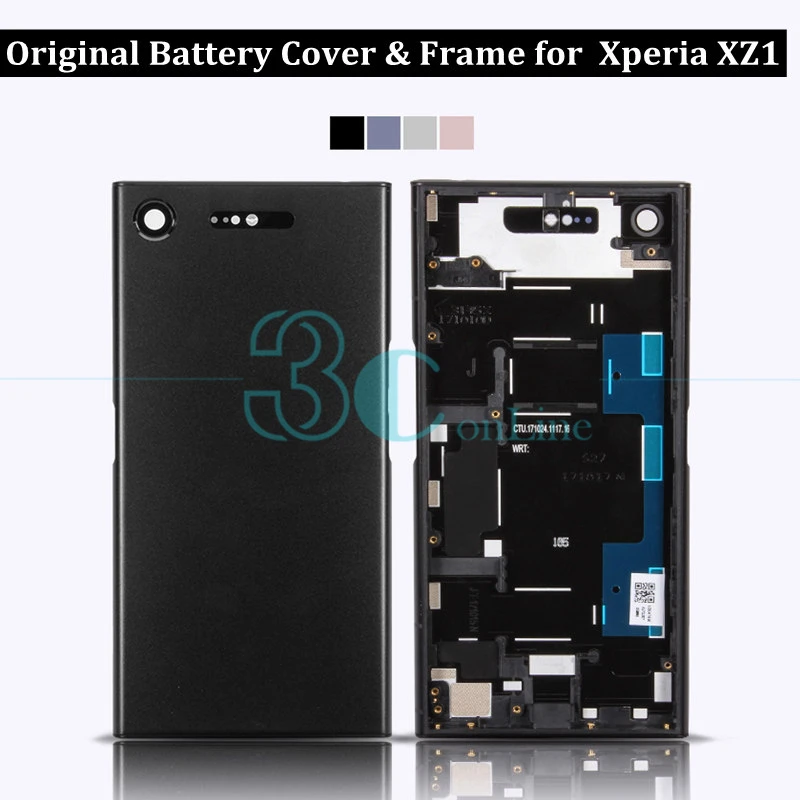 Original For Sony Xperia XZ1 Back Battery Cover Metal