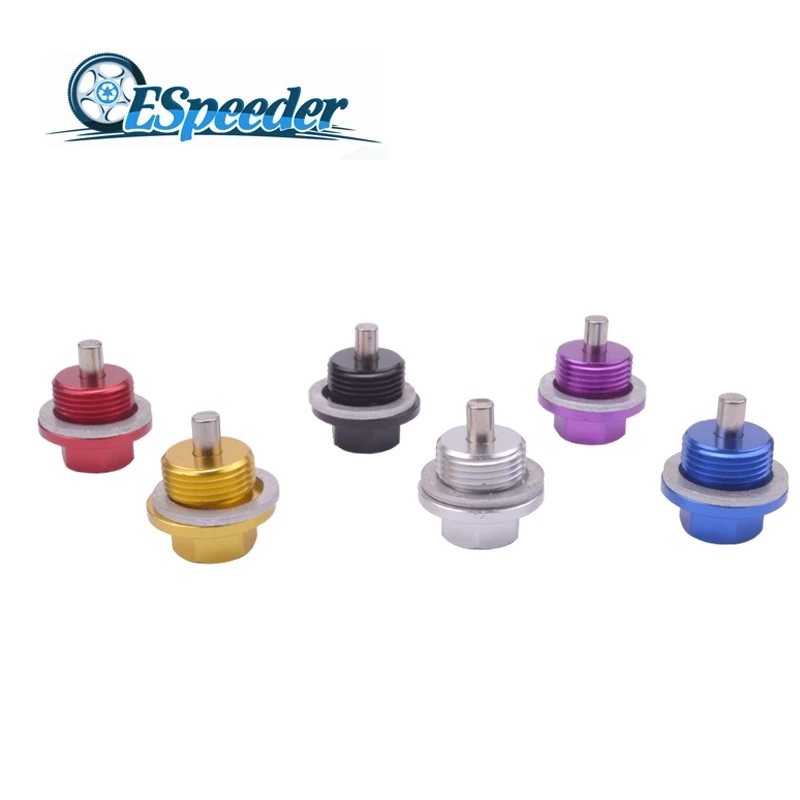 

ESPEEDER M20*1.5 Magnetic Oil Drain Plug Sump Drain Nut M20*1.5 Oil Drain Bolt Screw Oil Sump Drain Plug for Toyota Nissan