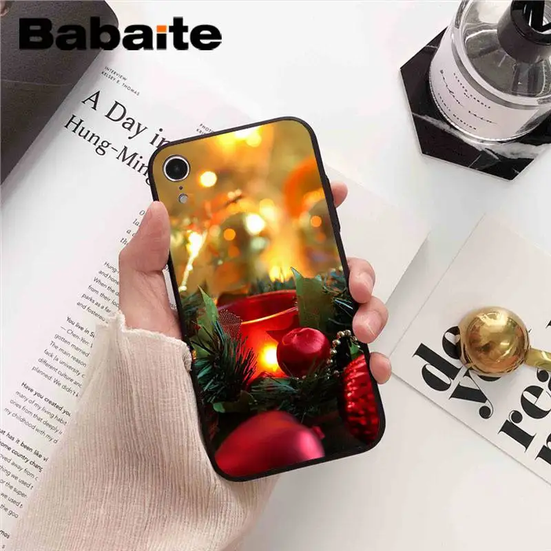 Babaite Рождество праздник елка год клиент чехол для телефона для iPhone 8 7 6 6S Plus X XS MAX 5 5S SE XR 10 11 11pro 11promax