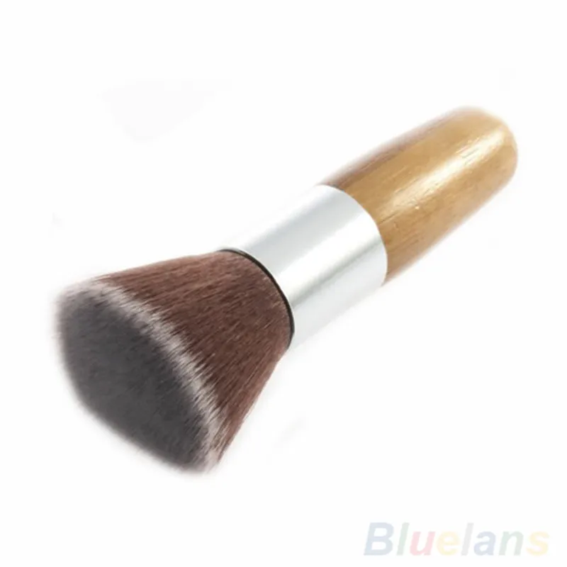 

Flat Top Buffer Foundation Powder Brush Cosmetic Makeup Basic Tool Wooden Handle