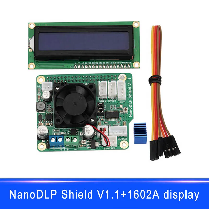 

Expansion Board With 1602 LCD Module Display For Raspberry Pi 3B Nano DLP's Light-cured 3D Printers XXM8