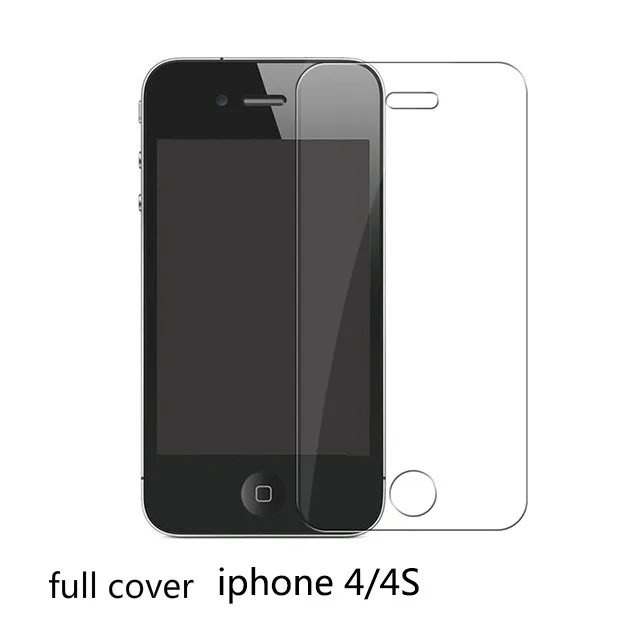 9 H закаленное стекло для iphone xs max Защита экрана для Apple iphone 7 Plus стекло для iphone 5 5s 6 6s 8 жесткая защита стеклянная крышка - Цвет: for iphone 4s