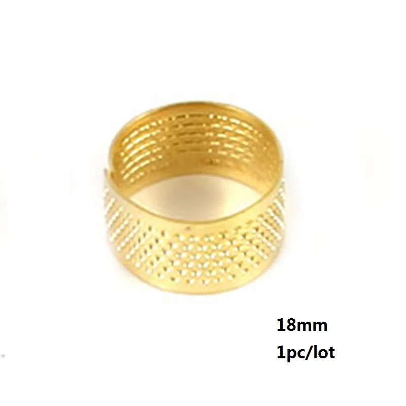 Античное золото медь иглы наперсток протектор Винтаж кольцо ручной работы DIY ремесла Швейные аксессуары металлические инструменты для шитья - Цвет: 18mm  1pc