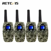 4pcs Retevis RT628 Mini Kids Radio Walkie Talkie Children 0.5W VOX PTT LCD PMR Frequency Portable Ham Radio Hf Transceiver Best