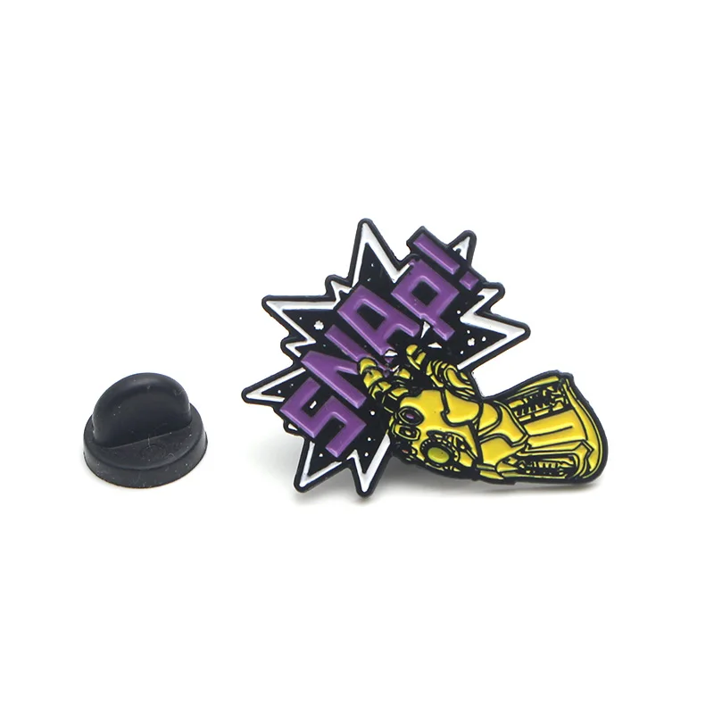 Thanos Infinity Gauntlet цинковый металлический Узелок Значки para рубашка сумка Одежда Кепка рюкзак броши для обуви для мужчин или wemen E0371