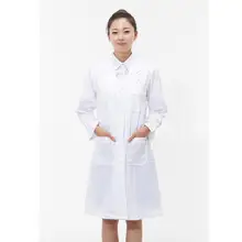Стоматологическая одежда белое пальто с длинными рукавами рабочая одежда медицинская Униформа лабораторное пальто Jaleco medio Uniformes clinicos