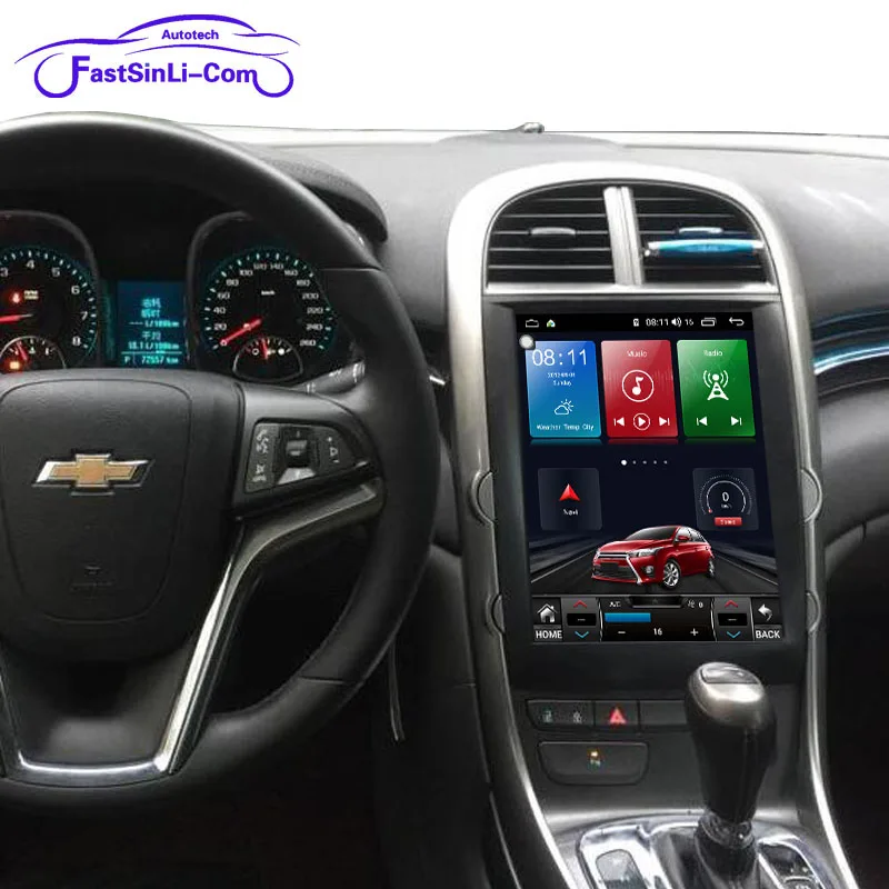 Автомобильный Android мультимедийный плеер радио для Chevrolet Malibu 2010- gps навигация вертикальный экран