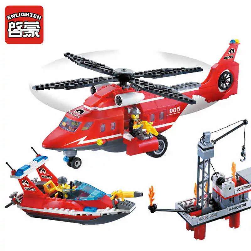 

Insert Building Block 905 Alpinia Oxyphylla Spelling Insert Building Block Model Aircraft Sea Air Rescue Team Children Toys
