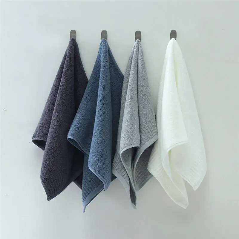 

Cotton Polyester Face Towel Solid Square Soft Quick Drying Absorbent Bathroom Bath Hair Hand Towels Washcloths For Spa