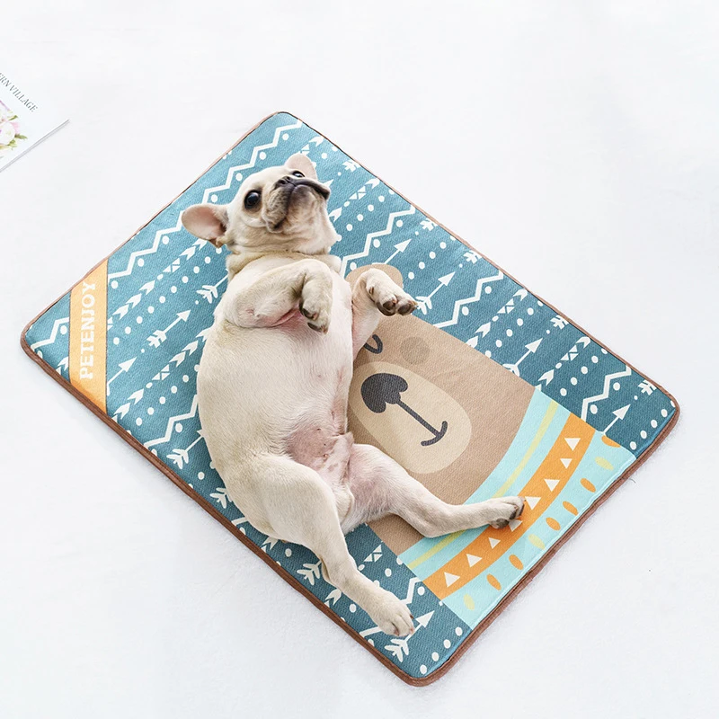 

Chihuahua French Bulldog Golden Retriever Waterproof Washbale Puppy Cool Mat Pet Dog Summer Bed for Small Medium Large Dogs XL