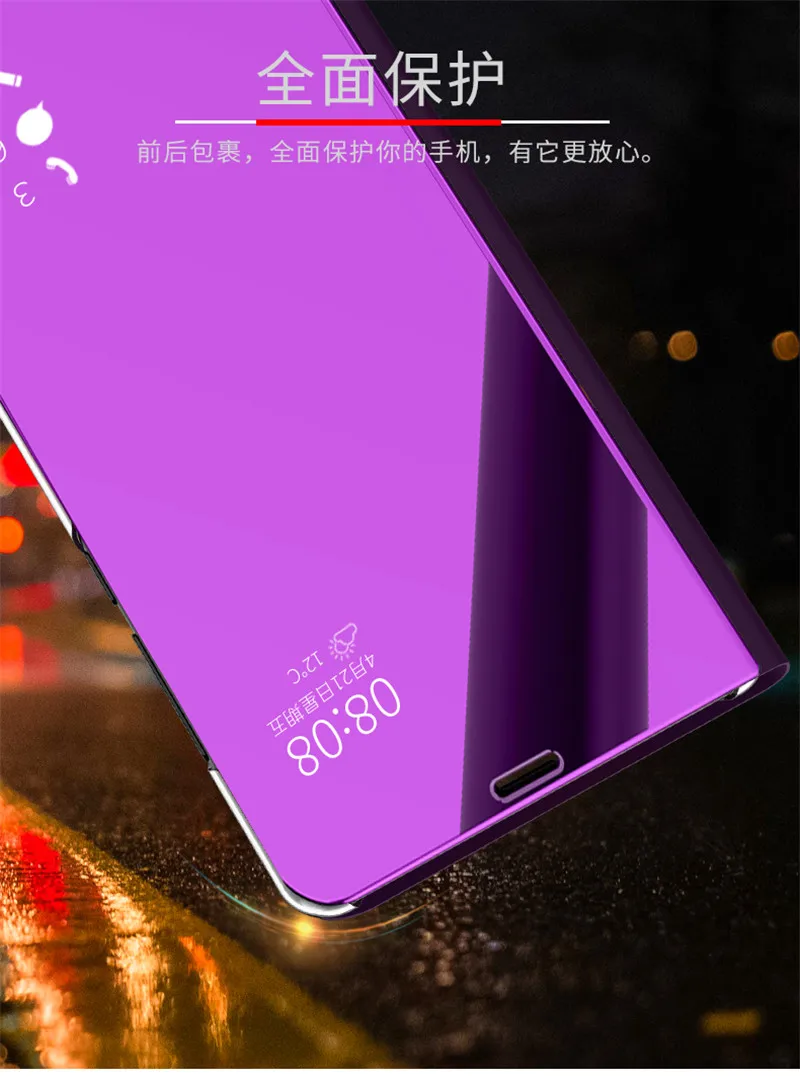 Зеркальный чехол для huawei P10 P20 Lite 2019 s mate 30 Filp P30 Pro Plus 20 X 30|Чехлы-книжки| |