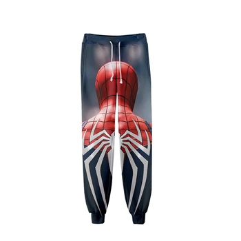 

Spiderman men Hip Hop elastic pan Pants Trousers Kpop Fashion Casual High Quality New Casual Warm Pants Slim Kpop Pants