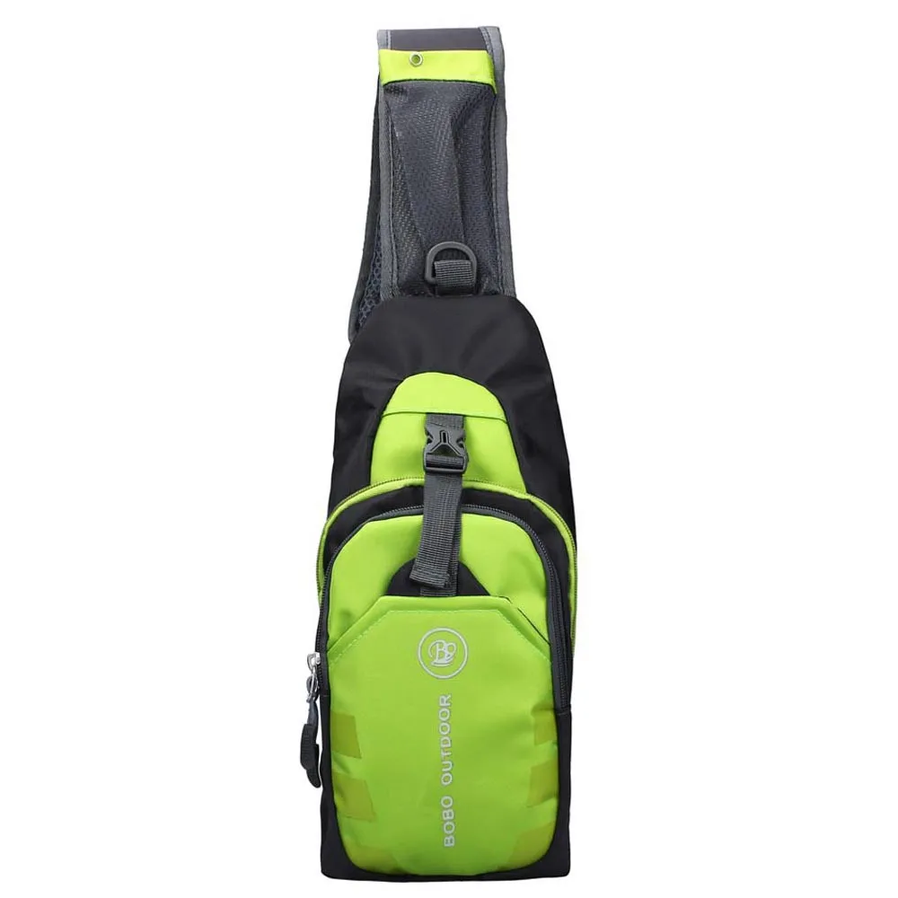 Aelicy Повседневная функциональная поясная сумка-мессенджер Мужская поясная сумка женская нагрудная сумка сумки на одно плечо для байкеров bolsas feminina - Цвет: Зеленый