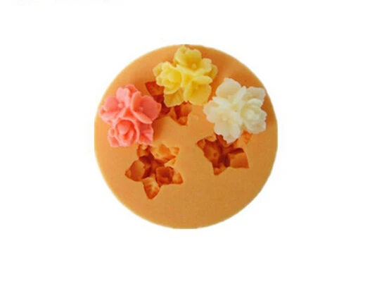 

tiny flower modeling silicon soap mold fondant Cake decoration mold mold 100% food grade raw material