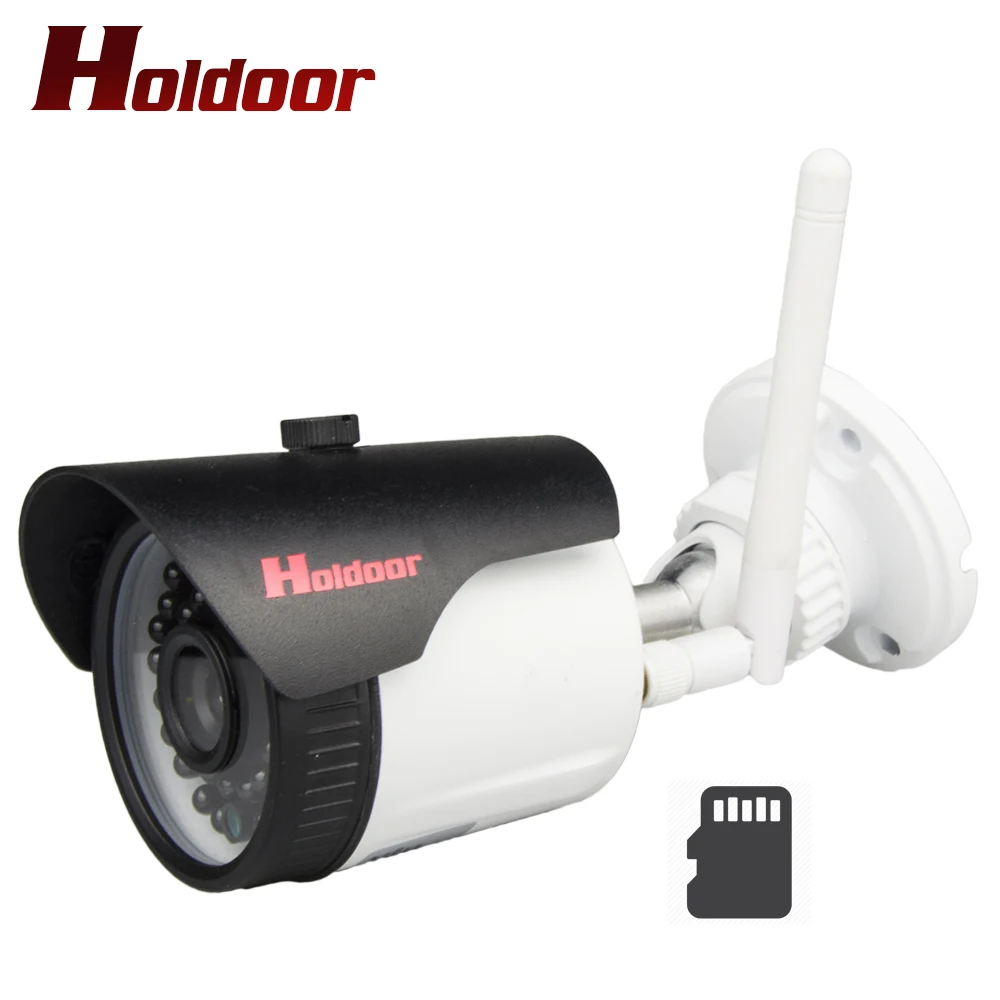 

Holdoor Wi-Fi Camera Camcorder IP Wireless Security Cam Invisible 940nm LEDs no Red Outdoor Recorder System Built in Memory Card