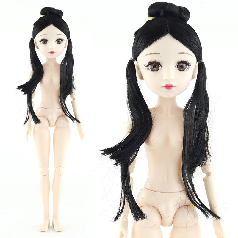 Новинка 42 см 26 подвижные шарнирные BJD куклы игрушки с 3D глазами ресницы DIY Обнаженная голова Кукла тело женщины Bjd куклы игрушки для девочек подарок