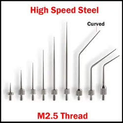R0.15 OD 7 мм 13 мм 22 мм измерения Длина M2.5 нить HSS Guage микрометр Pin заостренный конус голову прямо стрелочный Индикатор зонда