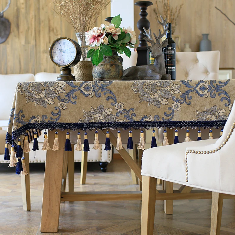 الكلاسيكي النقي الأوروبية الراقية الفاخرة الجاكار الطعام سماط مغطاة شرابات