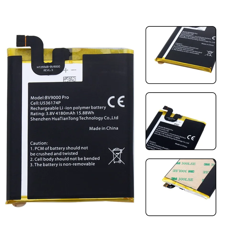 Original Spare Battery For Blackview BV9000 Pro Capacity 4180mAh | Мобильные телефоны и аксессуары