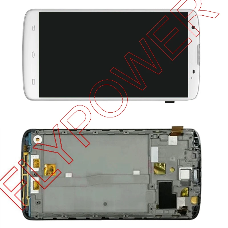 

For Philips i928 LCD Screen Display with Touch Screen Digitizer Assembly+frame free shipping; White;100% warranty