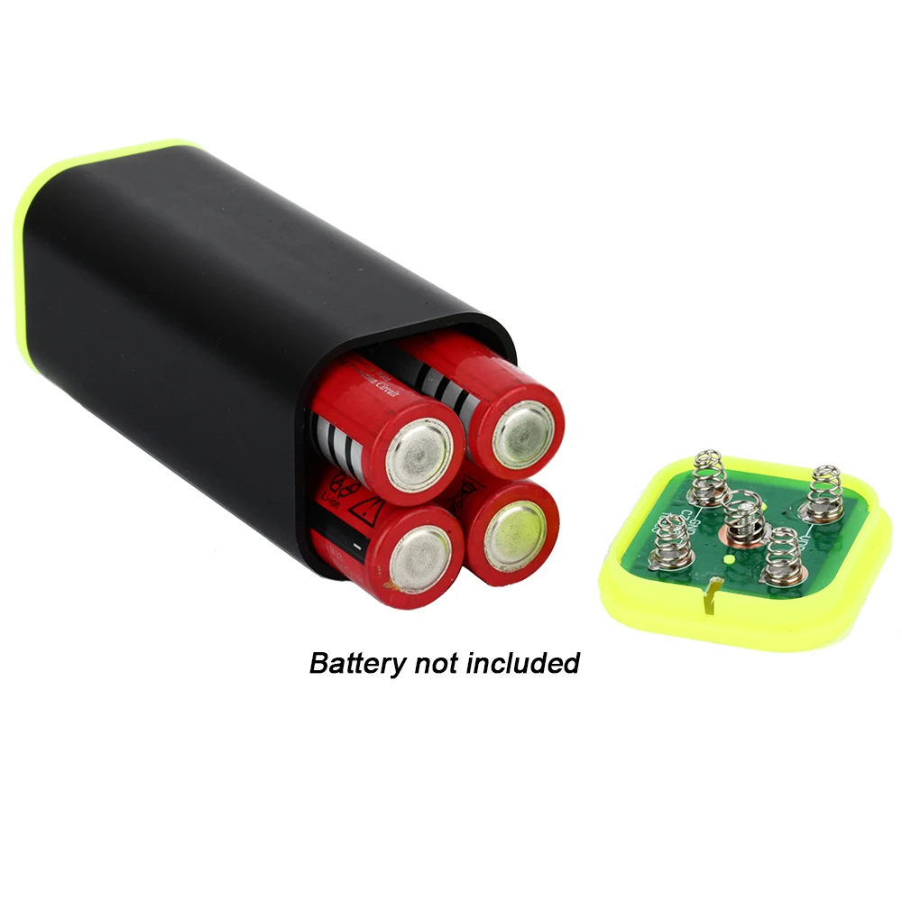 USB 3W светодиодный перезаряжаемый фонарик 18650 чехол-аккумулятор мощный фонарик Портативный внешний аккумулятор чехол с тканевой сумкой