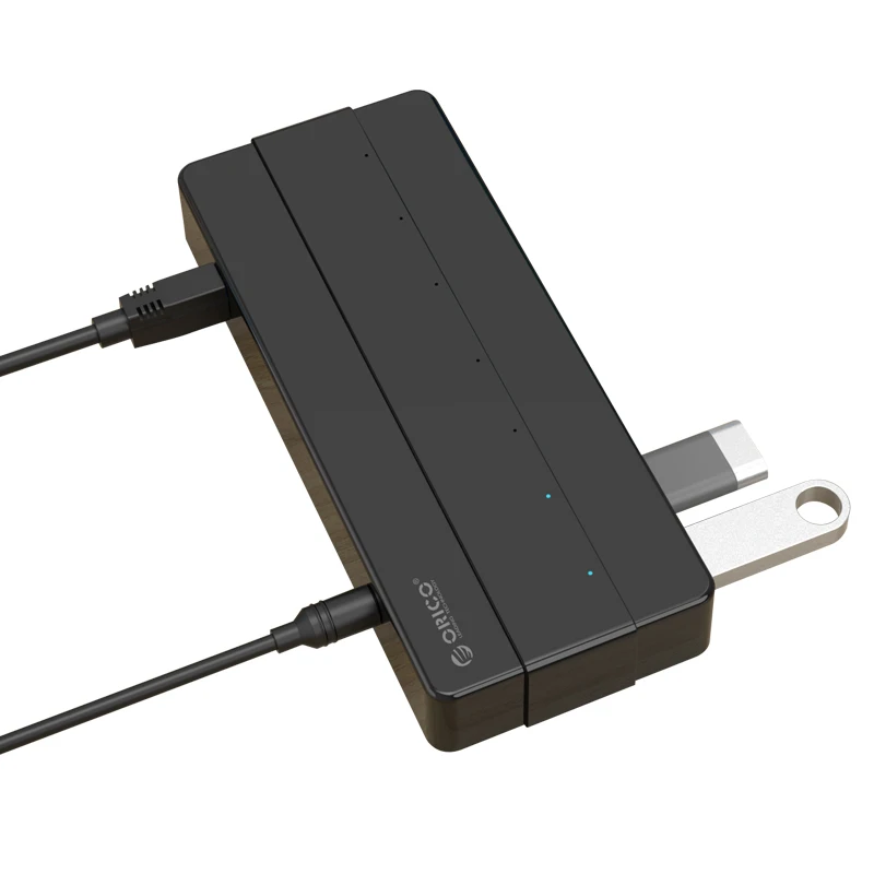 7 портов USB3.0 концентратор для настольного компьютера с 12V2. 5A адаптер питания USB 3,0 концентратор, H7928-U3-V1