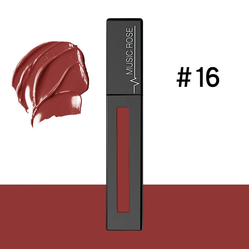 

12 Color Waterproof Lip Gloss Matte Liquid Lipstick Matte Lipstick Lipkit Cosmetics Makeup Lipgloss Non-Stick Cup Lip Glaze