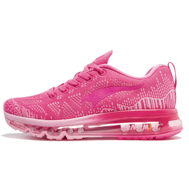 ONEMIX Air Спортивная обувь для мужчин и женщин 97 дышащая сетка спортивная уличная беговые кроссовки Max 12,5 - Цвет: Pink-2