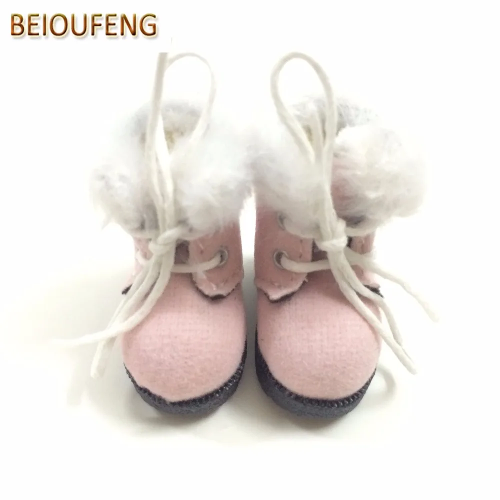 Обувь для кукол BEIOUFENG 3 2 см снежные ботинки Blythe 1/8 кроссовки BJD обуви Blyth Azone