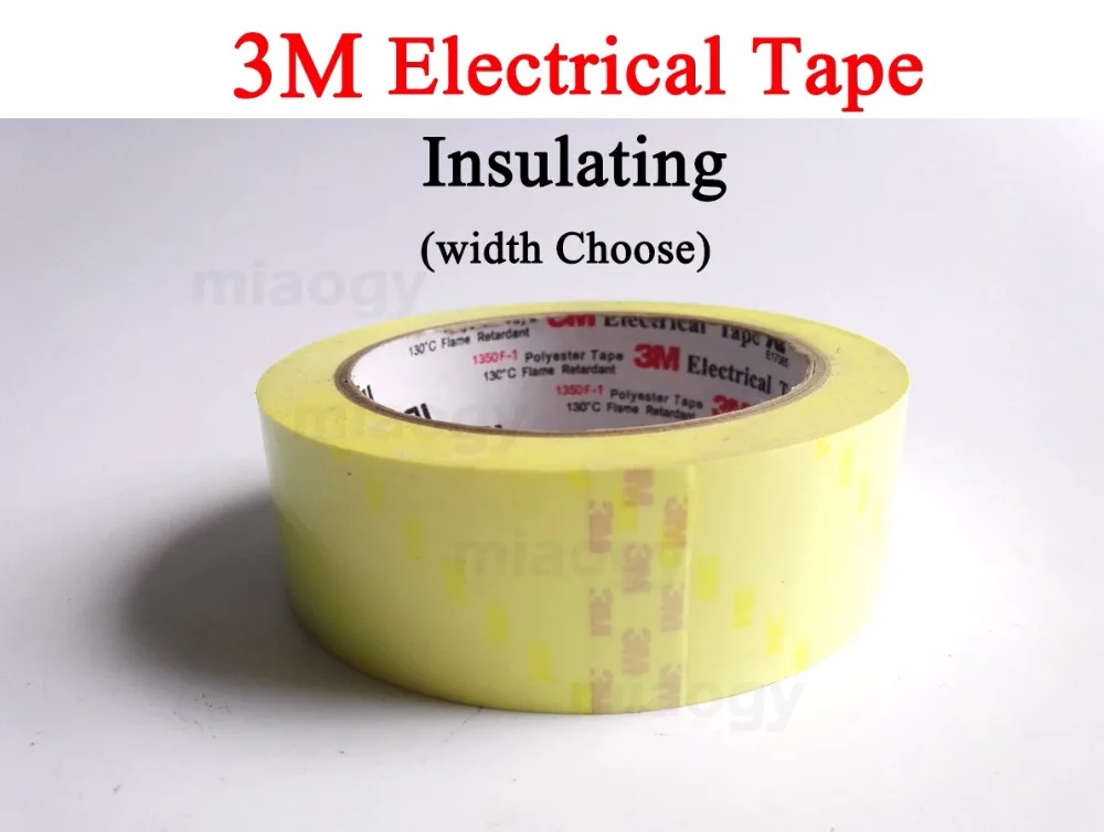 

3M Electrical Insulating Polyester Film Tape for Wrapping Coils, Capacitors, Wire harnesses, Transformers, Motor, Flame Retardan