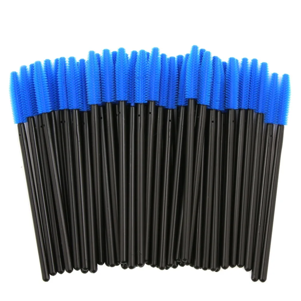 50 шт. силиконовая одноразовая тушь для ресниц|makeup tools|mascara wandsdisposable mascara wands |