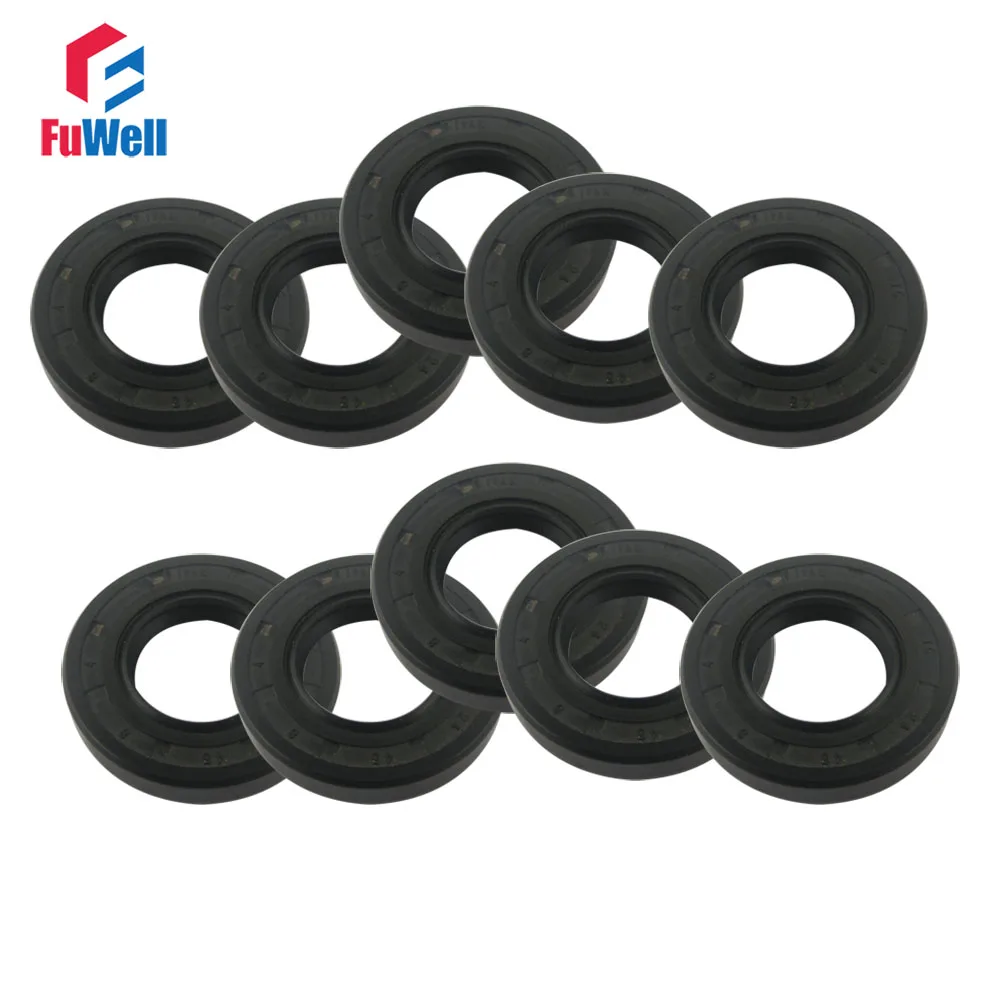 

10pcs Skeleton Oil Seal 26x40x7mm /26x42x7/26x42x10/26x47x8/27x37x8/27x40x8mm TC Type NBR Black Radial Shaft Seal Ring Gasket