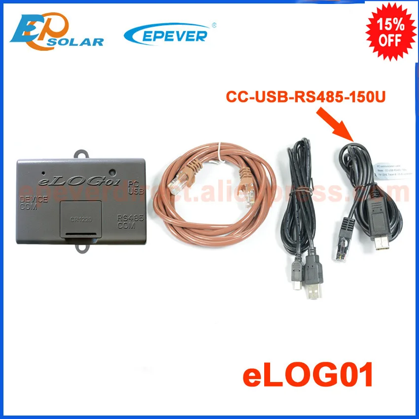 

elog01 EPEVER record accessory for solar controller connect with RS485 interface,real-time monitor system status
