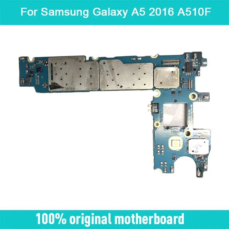 

Unlocked Main Motherboard Replacement For Samsung Galaxy A5 2016 A510F 16GB Logic Board Testing Good