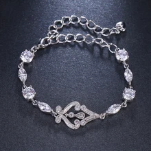 Emmaya браслеты и браслеты дизайн браслет Мода AAA кубический циркон регулируемые браслеты ювелирные изделия для женщин подарок