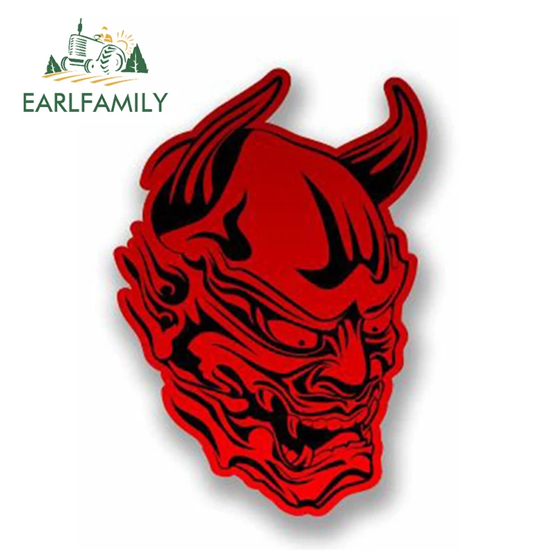 EARLFAMILY 13 см x 10 автомобильный Стайлинг 3D Красный Дьявол виниловая наклейка