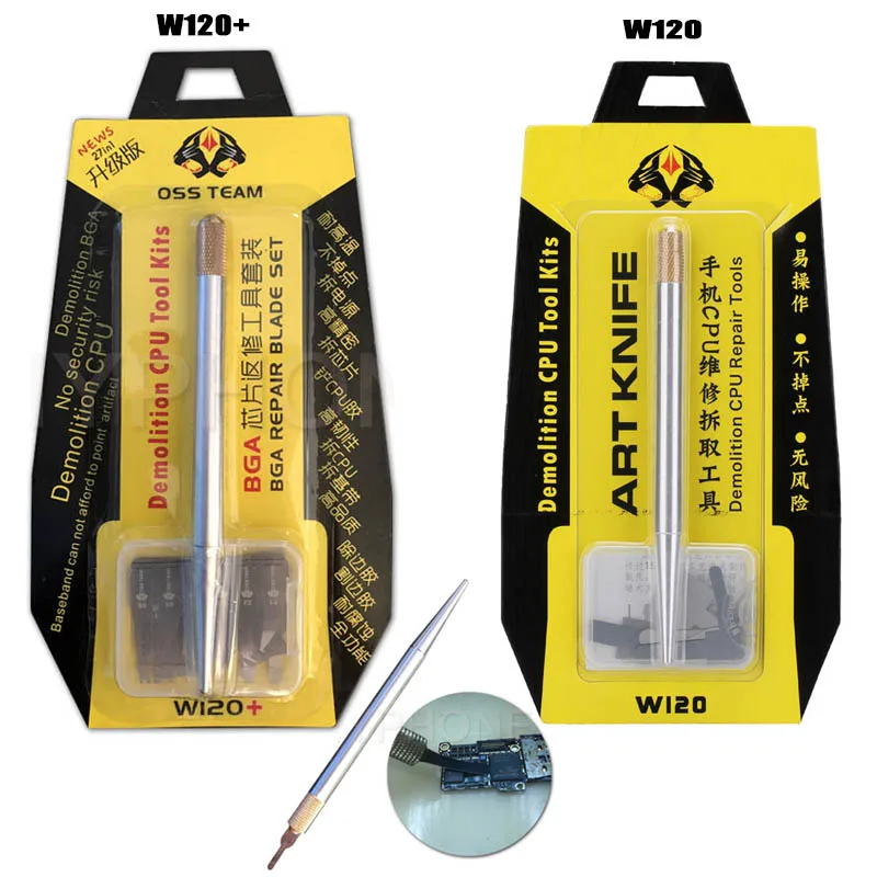 

PHONEFIX High Precision CPU NAND Remove Tool BGA Repair Blades Set Screaper Cutting Knife For Mobile Phone Motherboard Repair