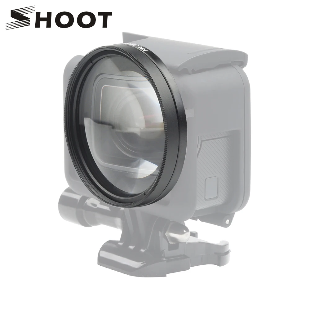 SHOOT 52mm Magnifier 10x Magnification Macro Close Up Lens for GoPro Hero 6 5 7 Black Action