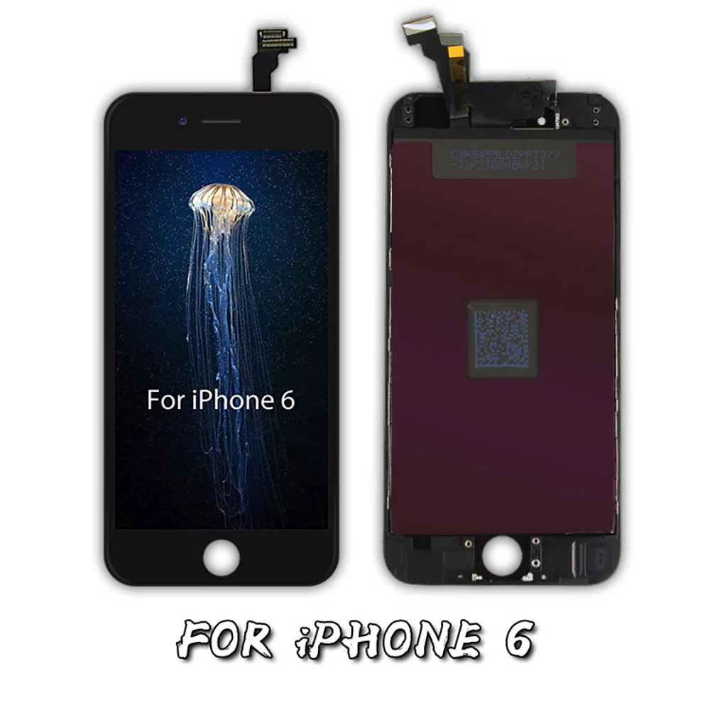 

AAAAA Black/White LCD Display For iPhone 6 4.7‘’ LCD Touch Screen Digitizer For iPhone 6G A1549 A1586 A1589 LCD Screen Assembly