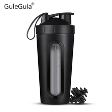 Шейкер бутылка сывороточный протеин, порошок бутылка для смешивания спортивного питания протеиновый шейкер Спортивная бутылка для воды термос из нержавеющей стали