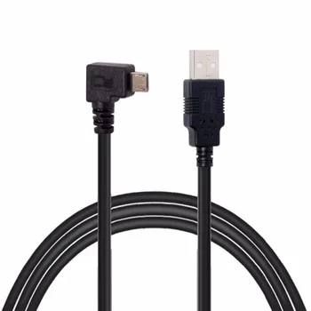 

10pcs/lot CY 3m Angled 90 degree Micro USB Male to USB 2.0 Data Charge Cable for Cell Phone & Tablet