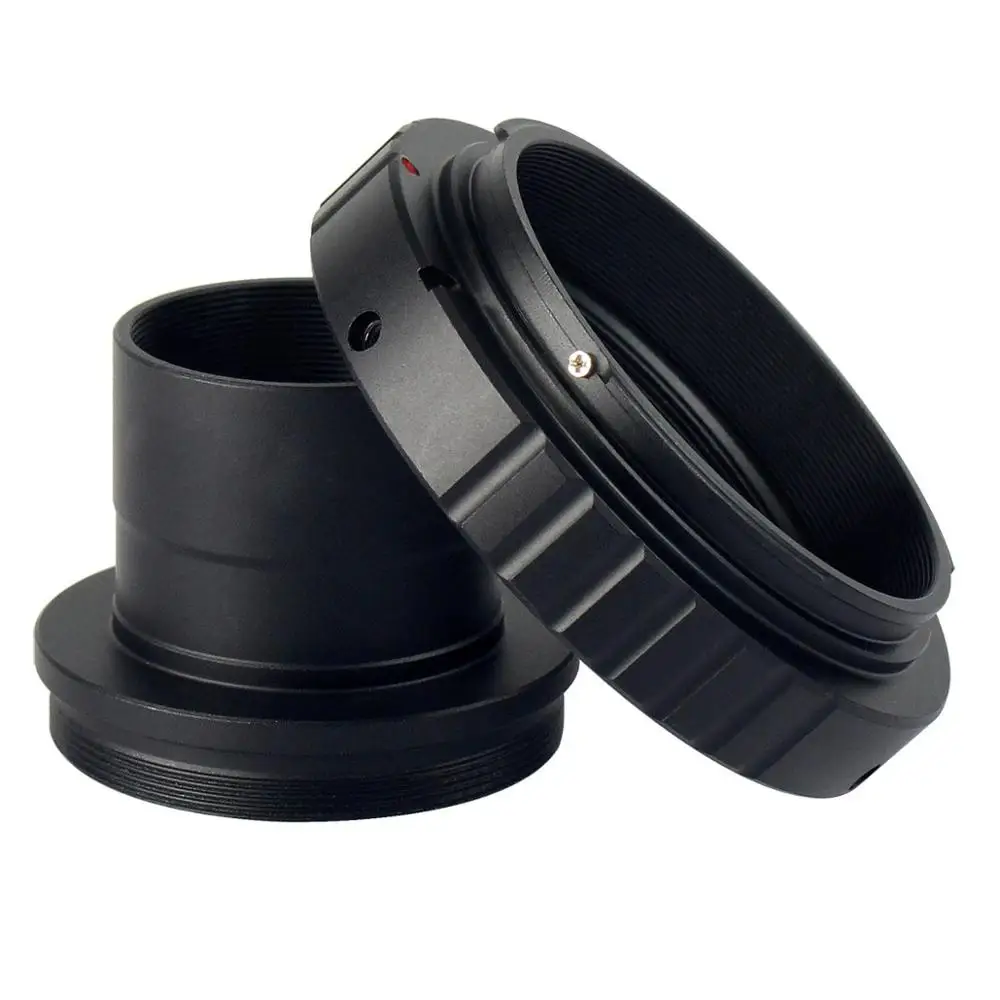 T2 T Ring Adapter and T Adapter 1.25'' Metal for All Canon EOS Standard