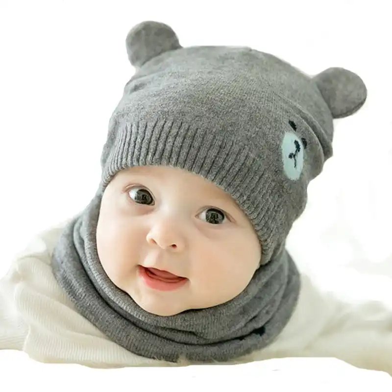 baby hat with ears