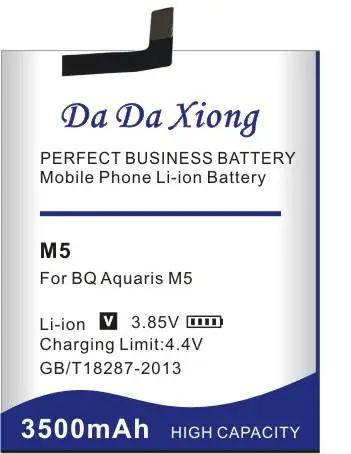 Высокое качество 3500mAh 3120 M5 батарея для BQ Aquaris M5 батарея телефона